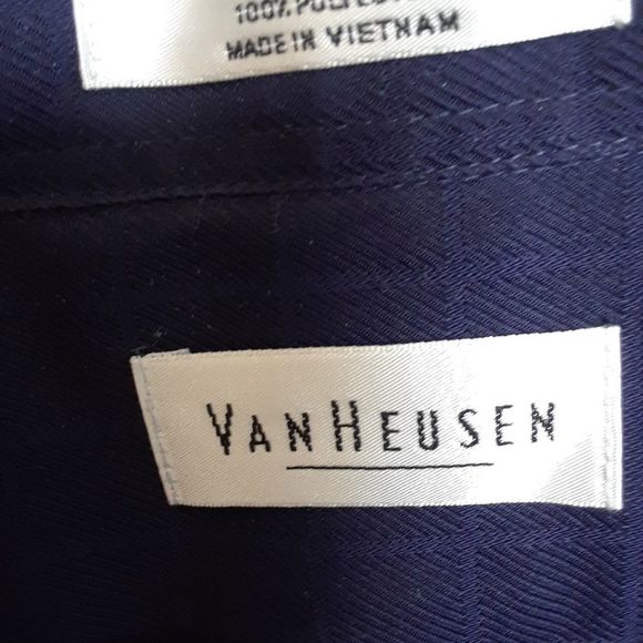 Van Heusen Men's Dress shirt, Royal Blue - Picture 3 of 4